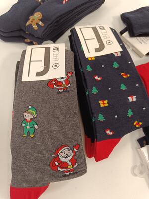 CALZINO LUNGO NATALE UOMO 9094 Ingrosso EFFE J Tellini S.r.l.